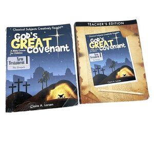 God's Great Covenant NEW Testament 1 Student Book & Teacher Guide Classical Acad